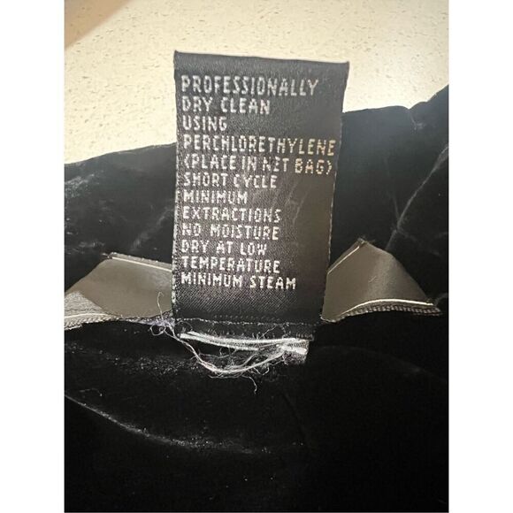 Exquisite Carmen Marc Valvo Silk Velvet Bolero/Shrug W/Beaded Sleeves 6 - Picture 8 of 12